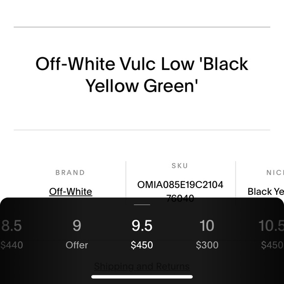 OFF WHITE VULC LOWS - Picture 6 of 6